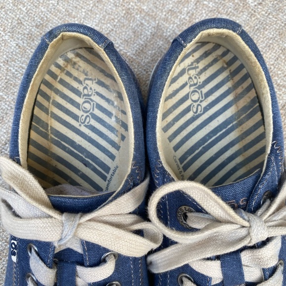 täōs blue wash canvas women’s sneakers size 9.5 EU 40 Taos footwear - Picture 12 of 15